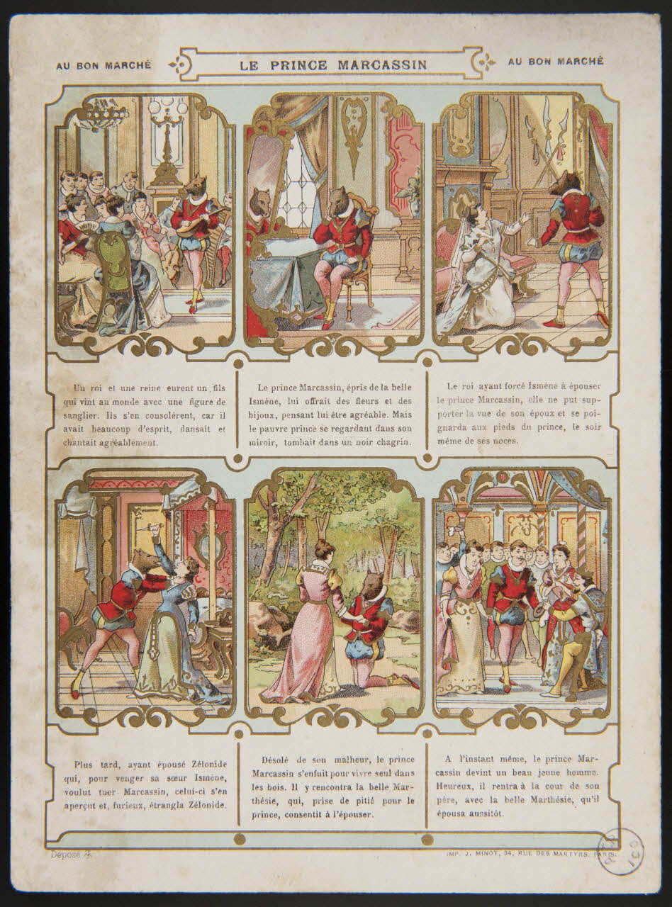 carte réclame LE PRINCE MARCASSIN 1975.3.163 Photo