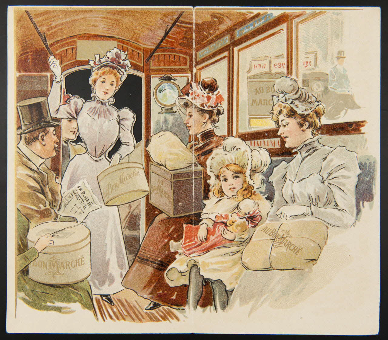 carte réclame Dans le tramway 1975.3.184 Photo
