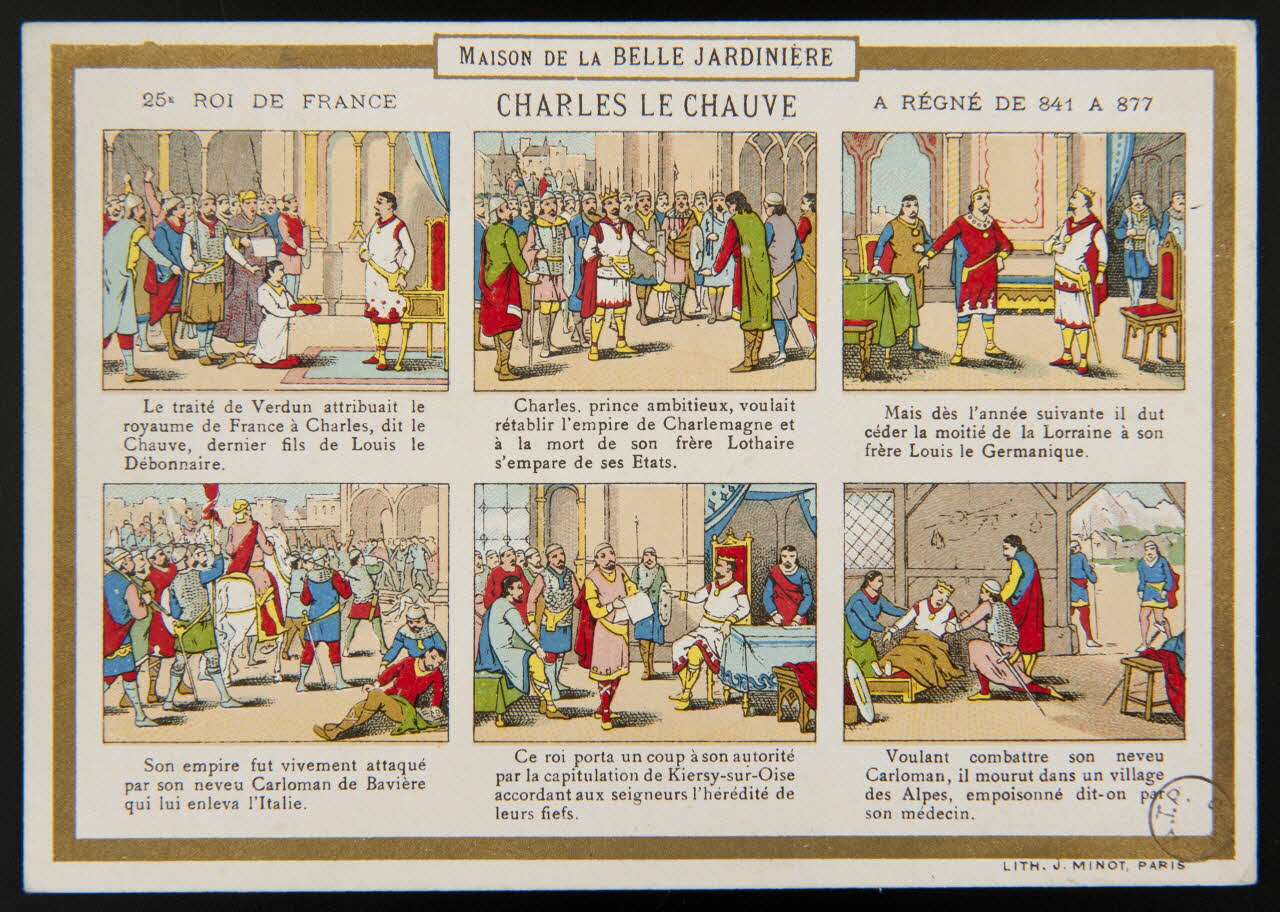 carte réclame CHARLES LE CHAUVE 1975.3.188 Photo