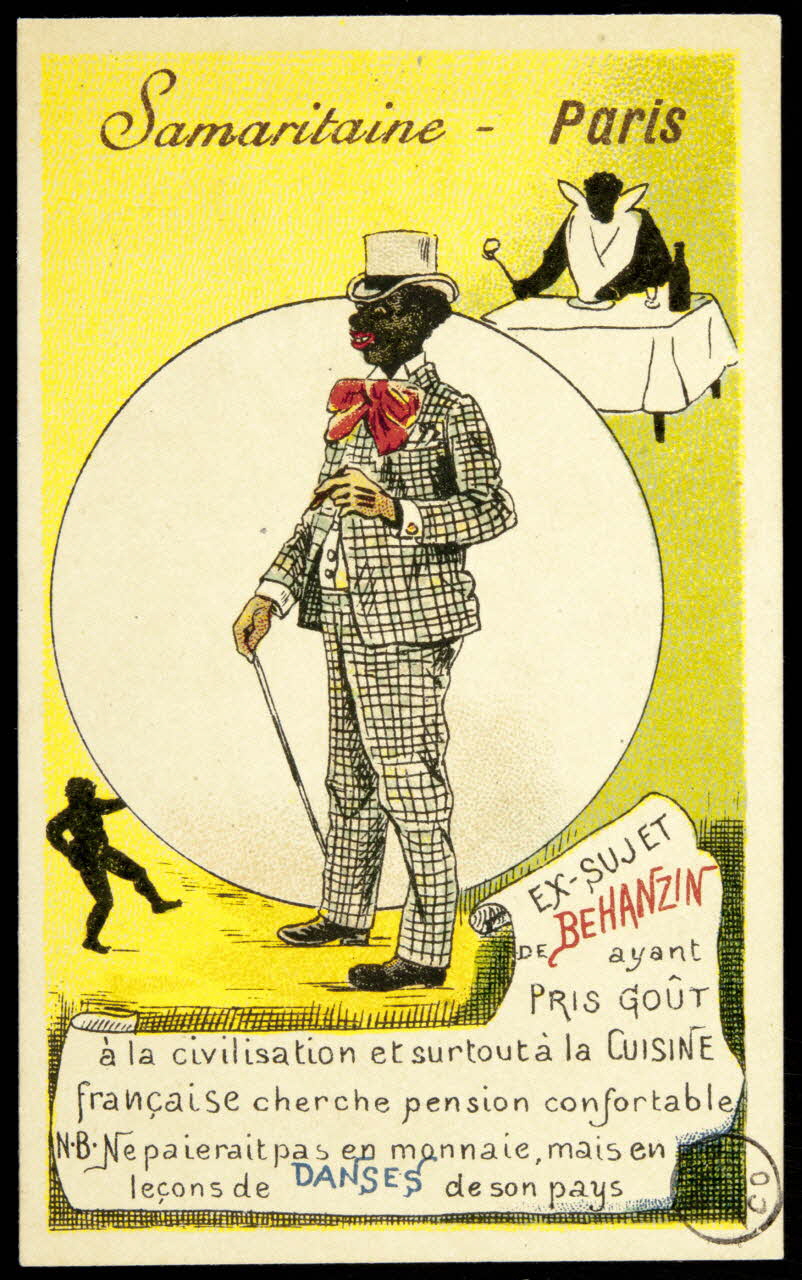 carte réclame Ex-sujet de Behanzin 1975.3.200 Photo