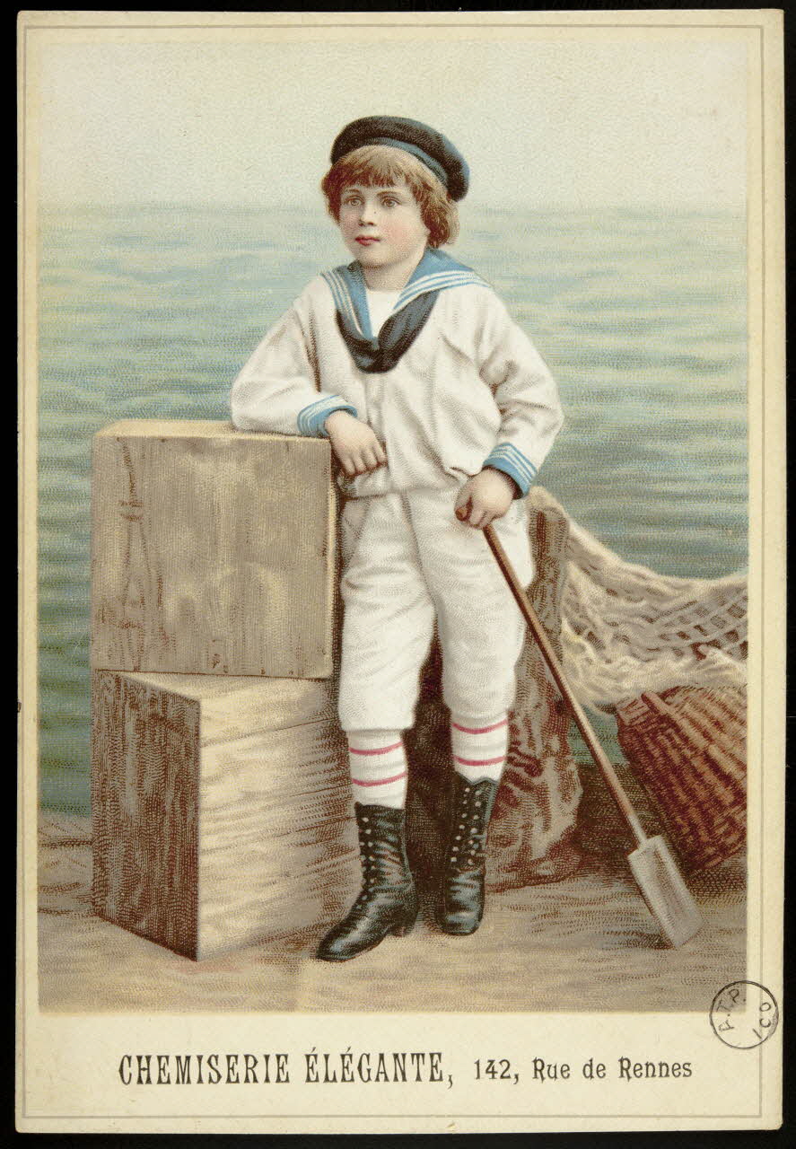 carte réclame Jeune marin 1975.3.213 Photo