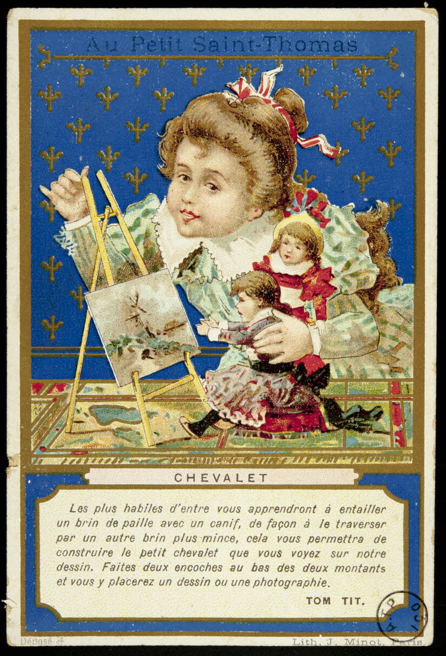 carte réclame CHEVALET 1975.3.248 Photo