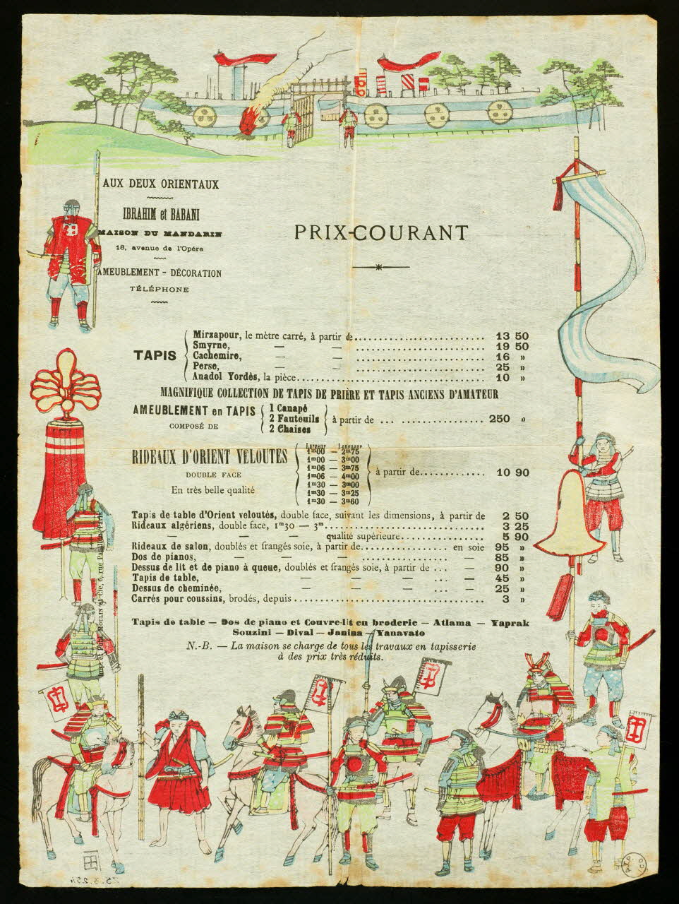 estampe PRIX-COURANT 1975.3.254 Photo