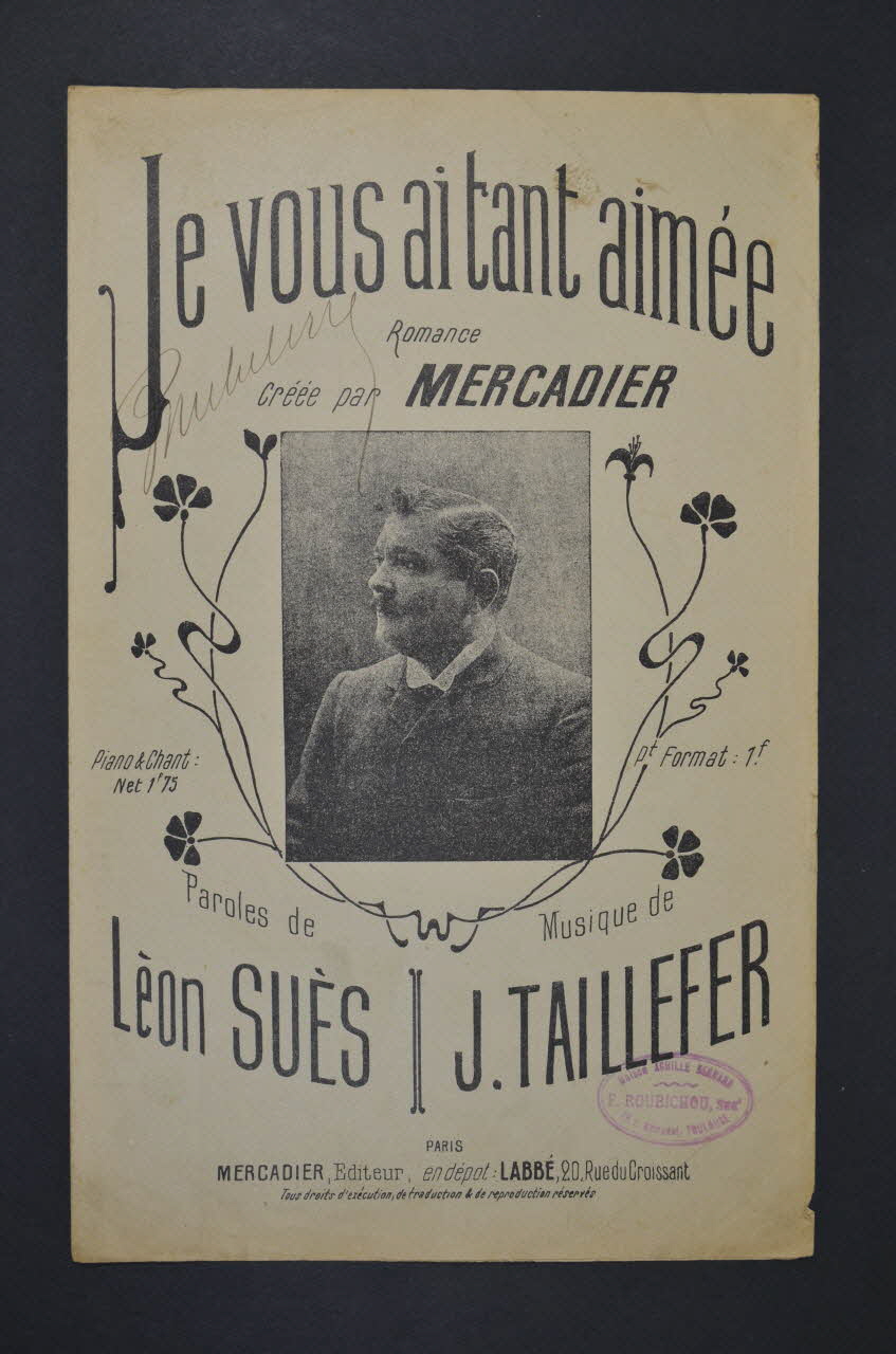 chanson petit format 1965.168.47 Photo Mucem