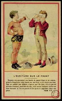 carte réclame L'ECRITURE SUR LE FRONT 1975.3.260 Photo