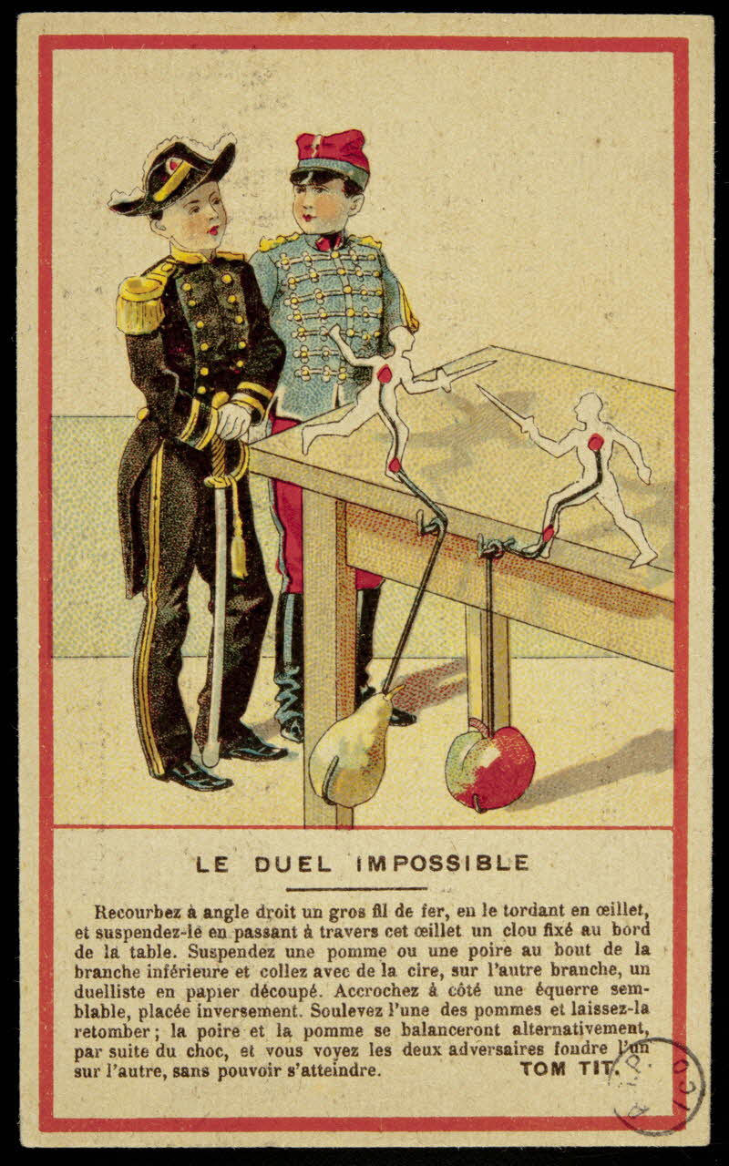 carte réclame LE DUEL IMPOSSIBLE 1975.3.262 Photo