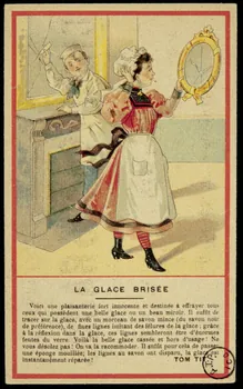 carte réclame LA GLACE BRISEE 1975.3.264 Photo