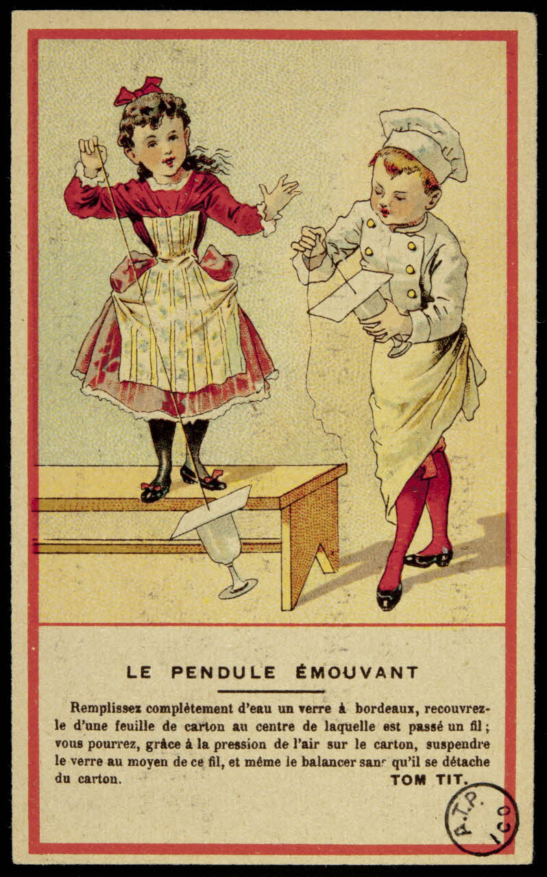 carte réclame LE PENDULE EMOUVANT 1975.3.265 Photo