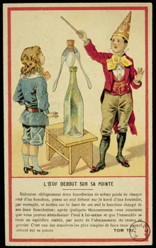 carte réclame L'OEUF DEBOUT SUR SA POINTE 1975.3.266  Photo