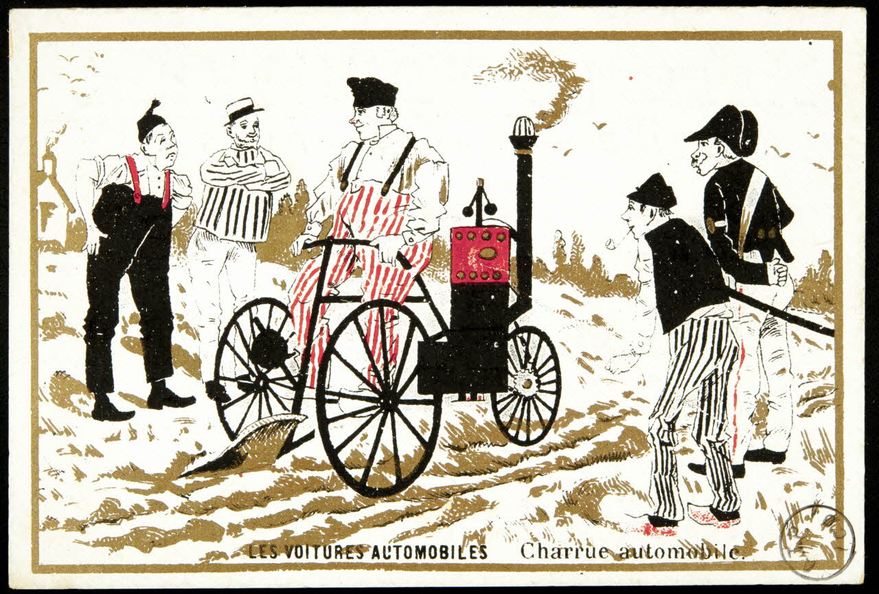 Verger carte réclame chromo Paris 1878-1914 1975.3.276 Photo