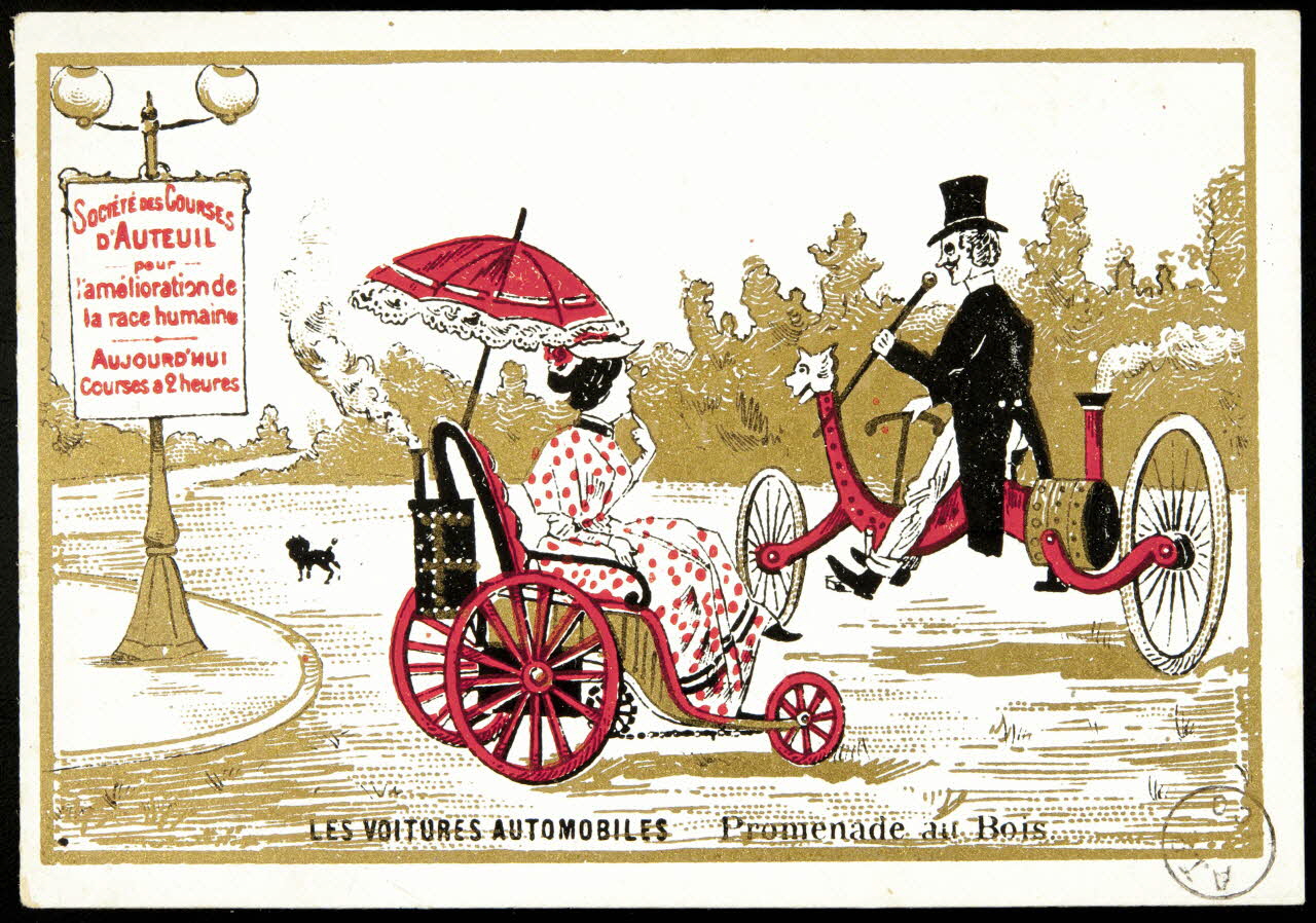Verger carte réclame chromo Paris 1878-1914 1975.3.277 Photo