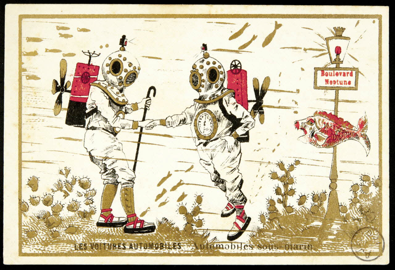 Verger carte réclame chromo Paris 1878-1914 1975.3.278 Photo