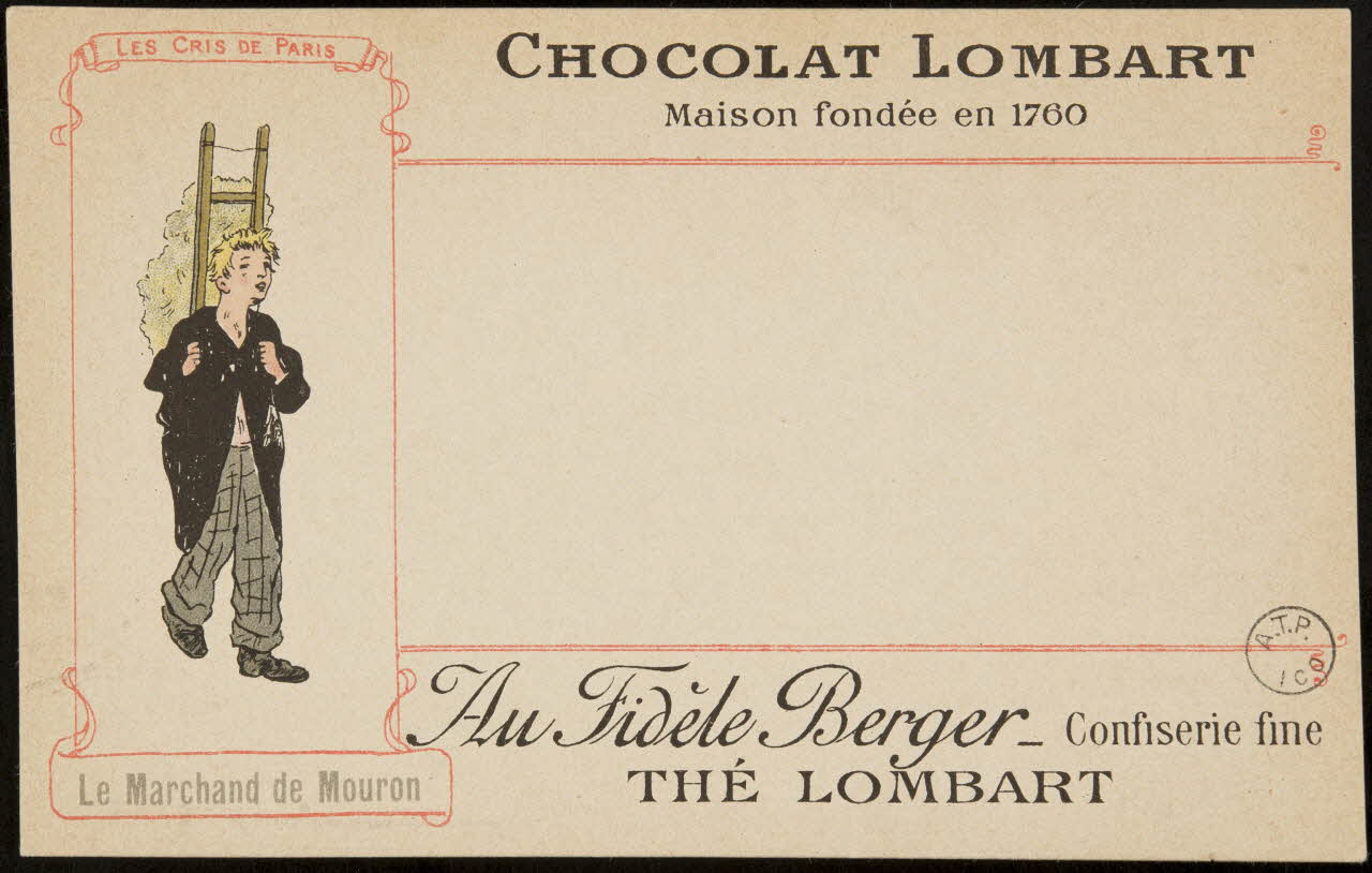 carte postale publicitaire chromo 1975.3.28 Photo