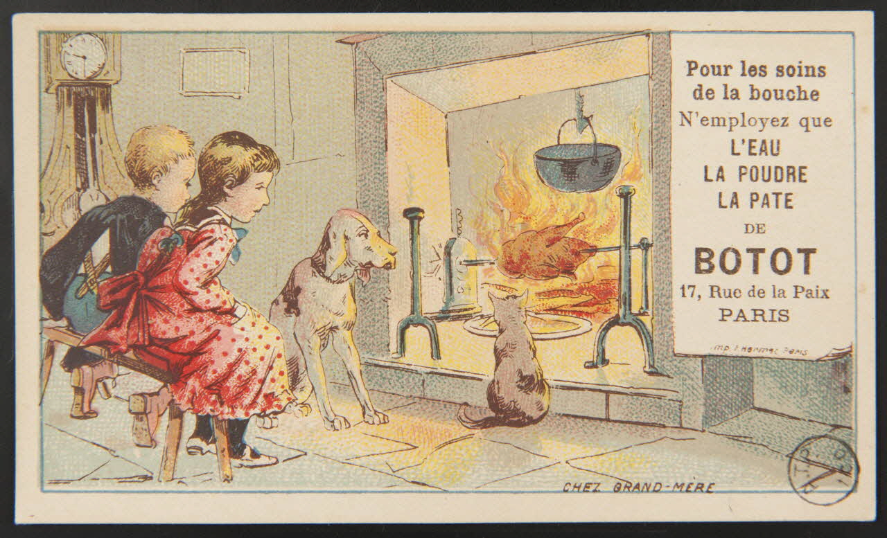 carte réclame CHEZ GRAND-MERE 1975.3.288 Photo