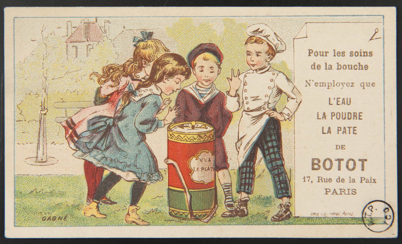 carte réclame GAGNE 1975.3.289 Photo