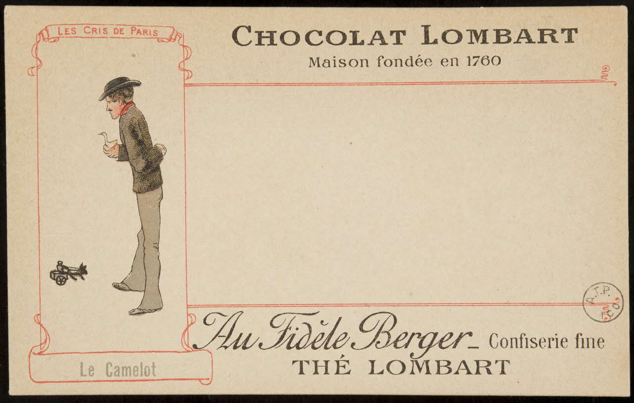 carte postale publicitaire chromo 1975.3.29 Photo