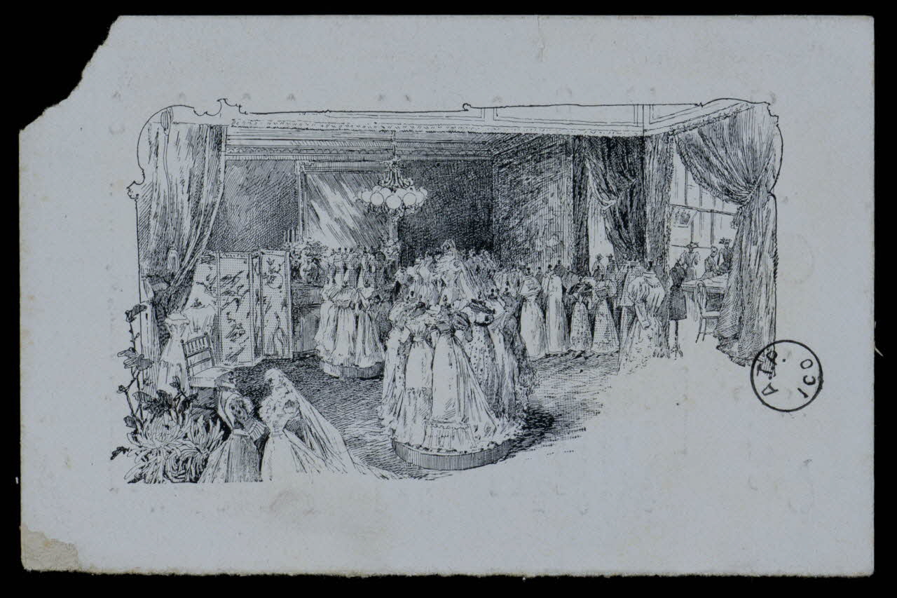 estampe Boutique de robes 1975.3.299 Photo