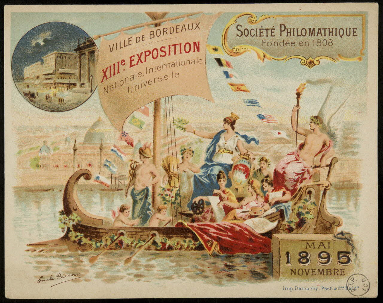 carte réclame chromo 1895 1975.3.367 Photo