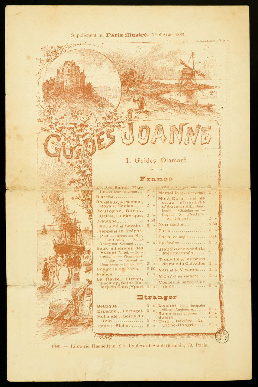 estampe GUIDES JOANNE 1975.3.368 Photo