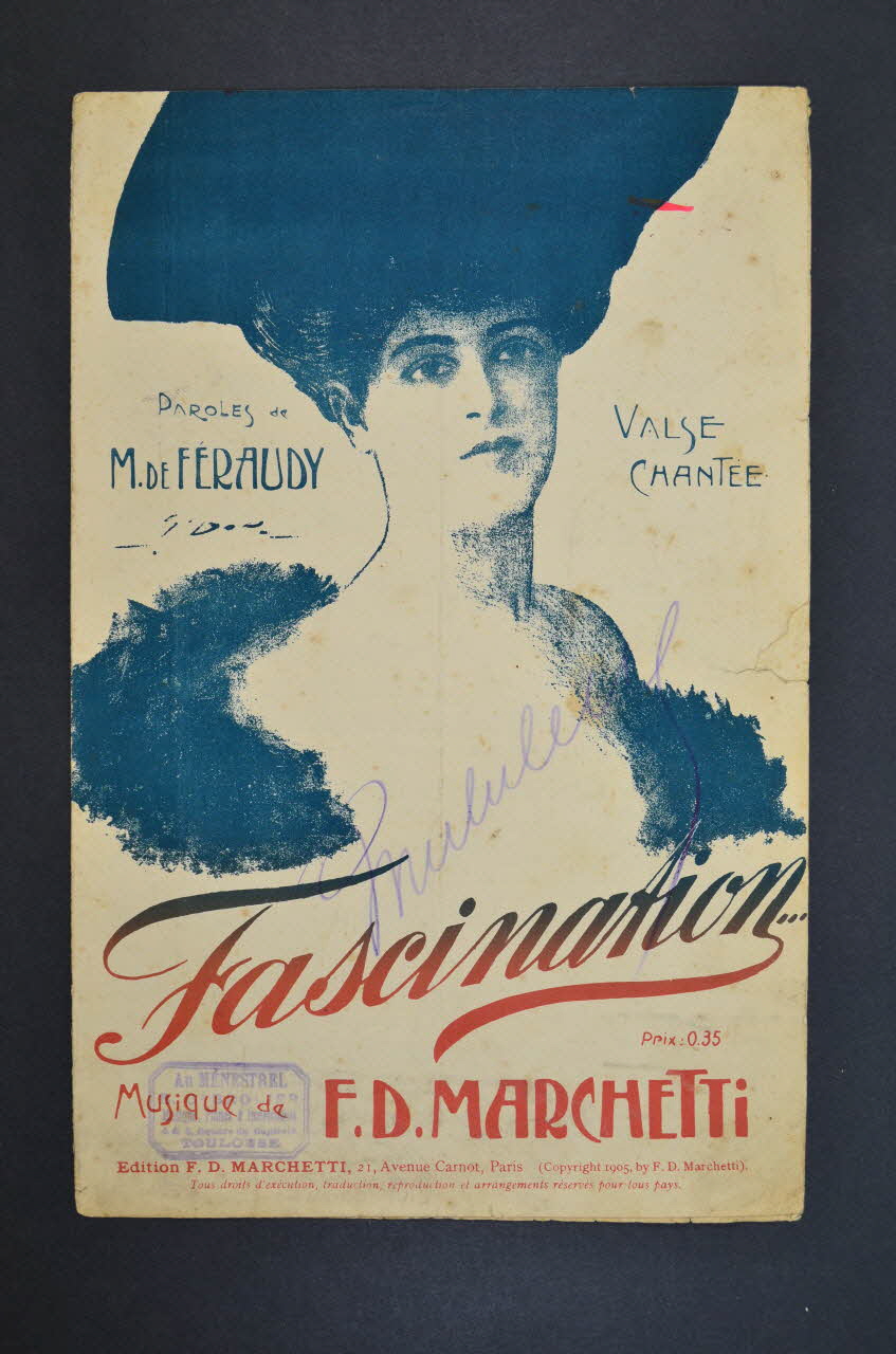 Fermo Dante Marchetti ; Maurice De Féraudy chanson petit format 1905 1965.168.50 Photo Mucem