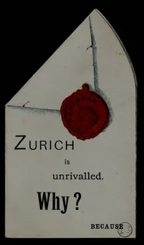 estampe ZURICH  is  unrivalled.  Why ? 1975.3.370 Photo