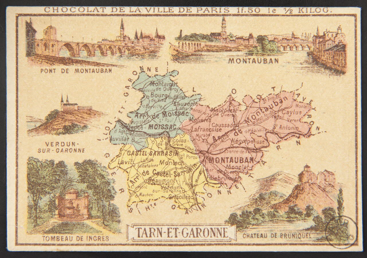 carte réclame TARN-ET-GARONNE 1975.3.44 Photo