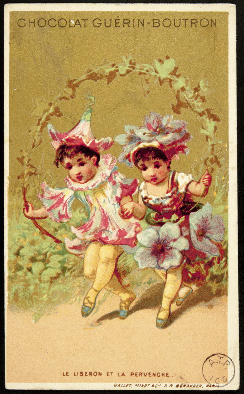 carte réclame LE LISERON ET LA PERVENCHE. 1975.3.47 Photo