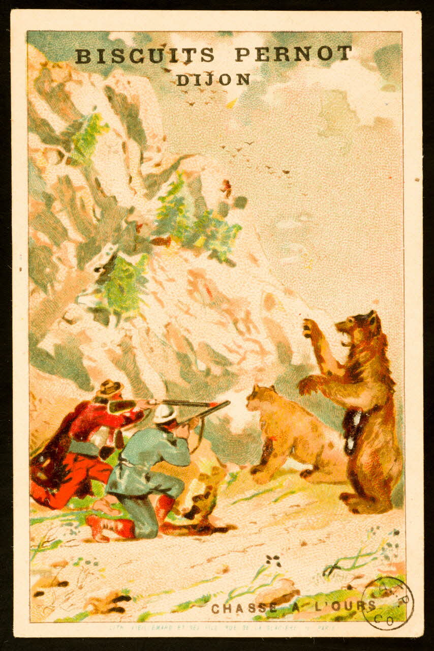 carte réclame CHASSE A L'OURS 1975.3.60 Photo