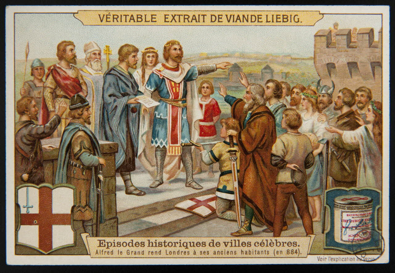 carte réclame chromo Paris 1909 1975.3.71 Photo