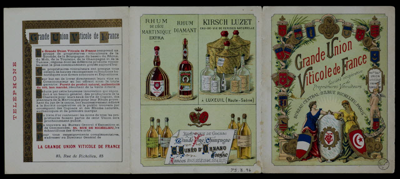 estampe Grande Union  Viticole de France 1975.3.96 Photo