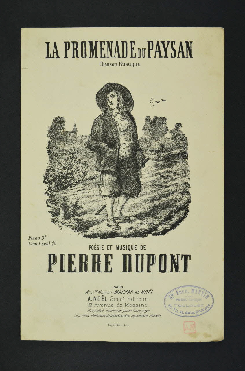 chanson petit format 1965.168.52 Photo Mucem