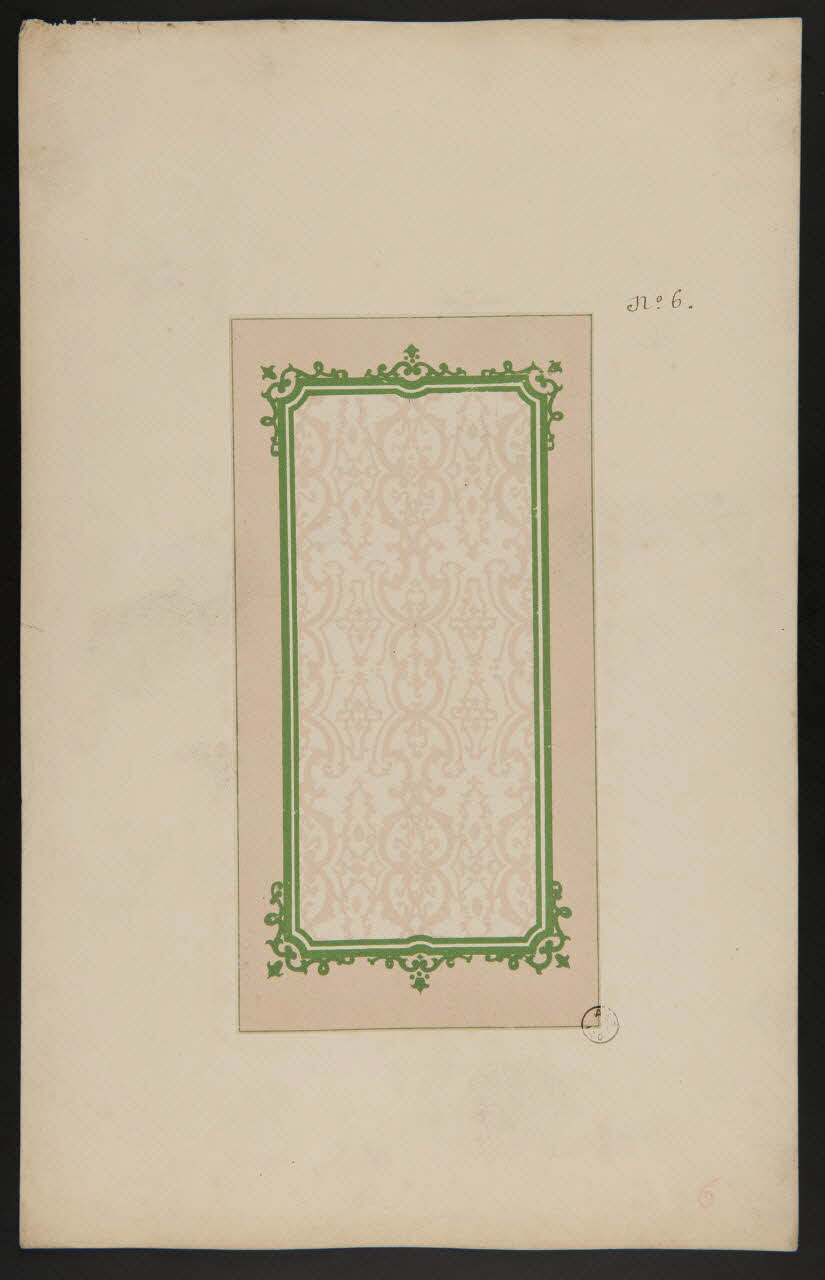 estampe Motifs d'ornementation 1975.37.11 Photo