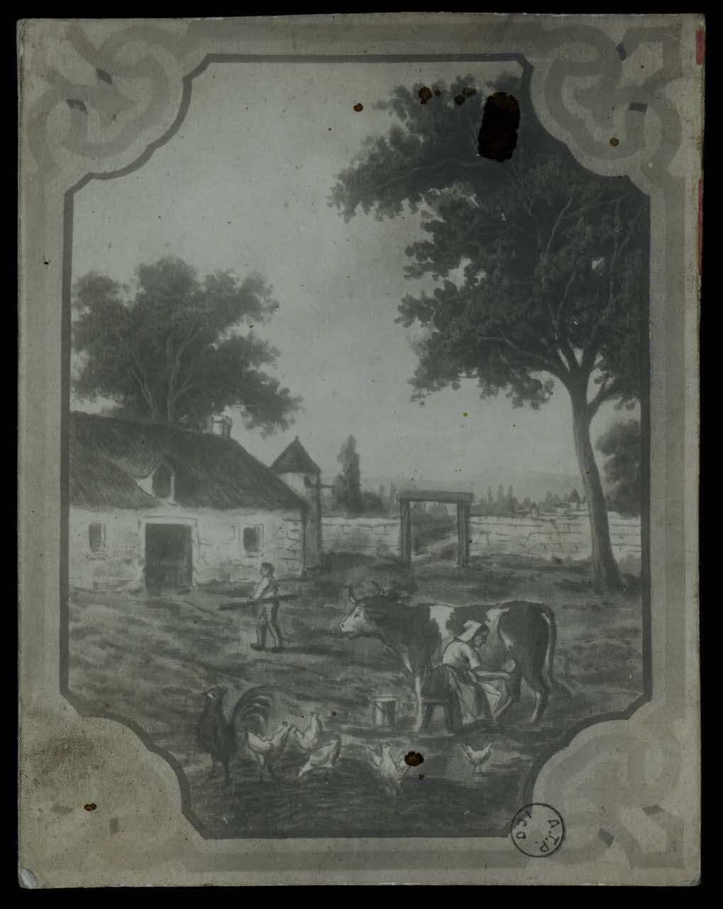 estampe A la ferme 1975.37.112 Photo