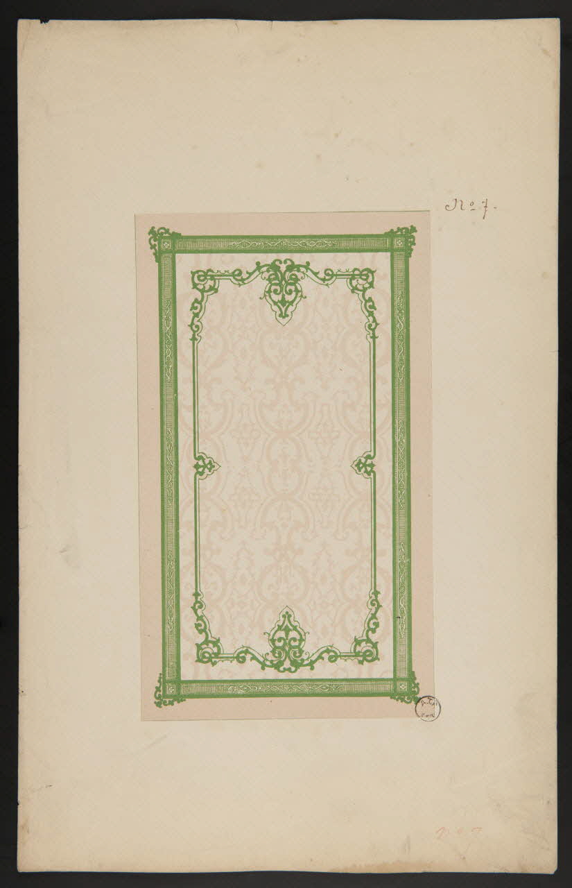 estampe Motifs d'ornementation 1975.37.12 Photo