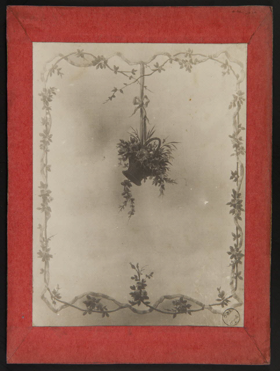 estampe Panier fleuri 1975.37.122 Photo