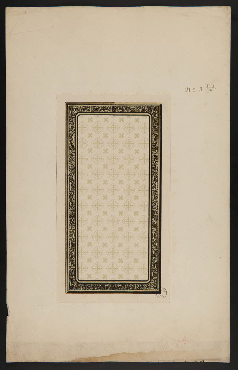 estampe Motifs d'ornementation 1975.37.13 Photo