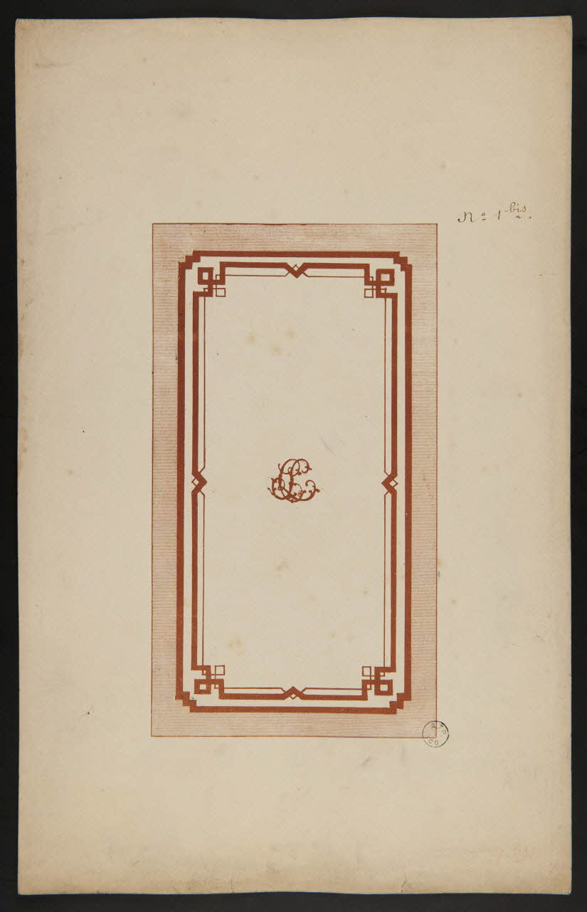 estampe Motifs d'ornementation 1975.37.14 Photo