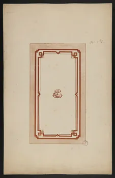 estampe Motifs d'ornementation 1975.37.14 Photo