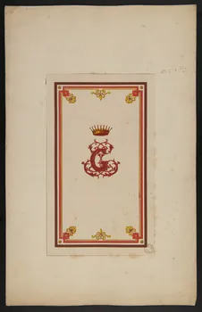 estampe Motifs d'ornementation 1975.37.15 Photo