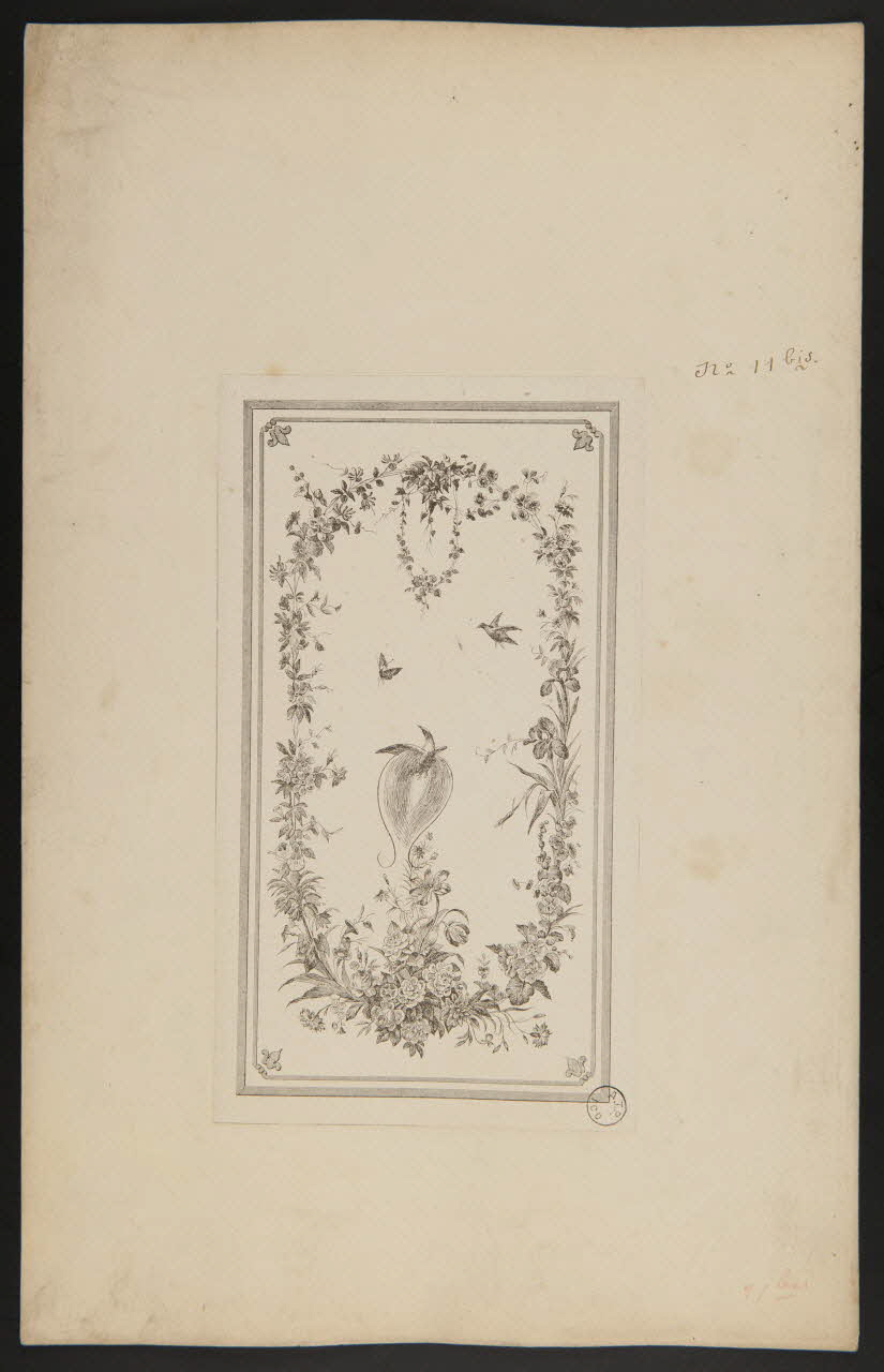 estampe Motifs ornementaux végétaux 1975.37.26 Photo
