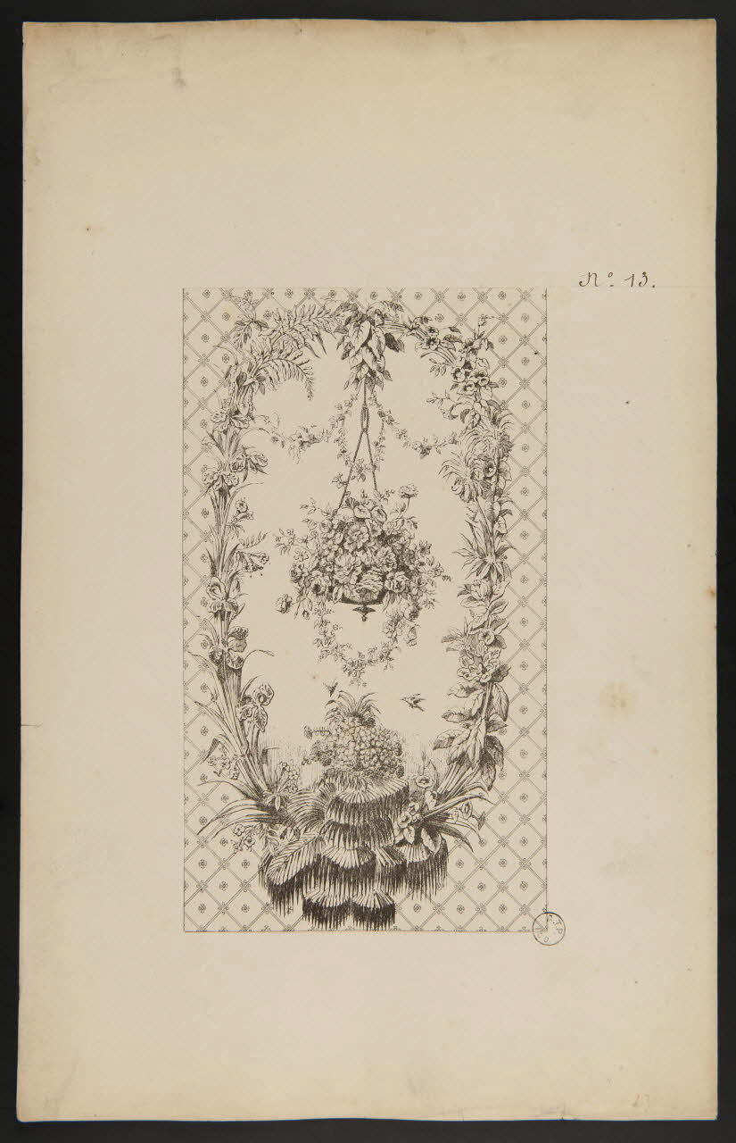 estampe Motif végétal 1975.37.28 Photo