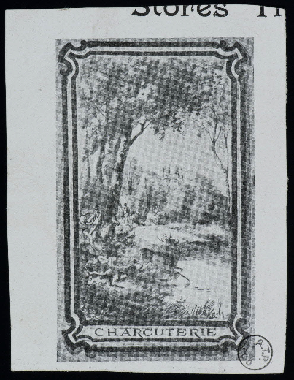 estampe CHARCUTERIE 1975.37.35 Photo