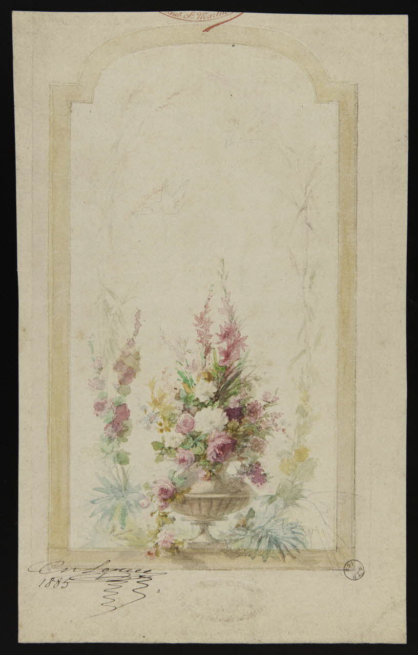 dessin Projet de store de boutique 1975.37.47 Photo