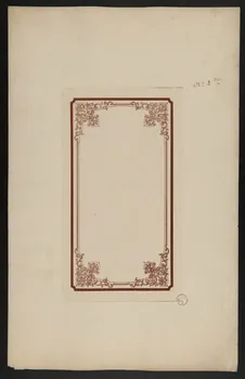 estampe Motifs d'ornementation 1975.37.5 Photo
