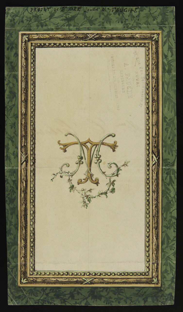 dessin Projet de store de boutique 1975.37.52 Photo