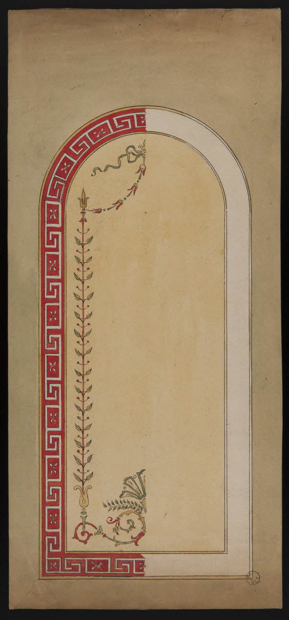 dessin Projet de store à l'antique 1975.37.64 Photo