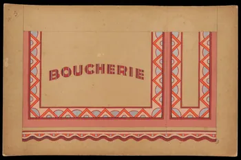 dessin BOUCHERIE 1975.37.81  Photo