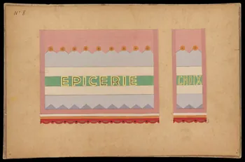 dessin EPICERIE  CHOIX 1975.37.84  Photo