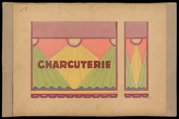 dessin CHARCUTERIE 1975.37.85  Photo