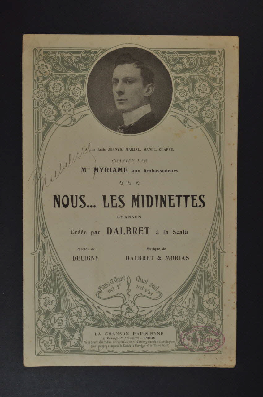 chanson petit format 1965.168.56 Photo Mucem